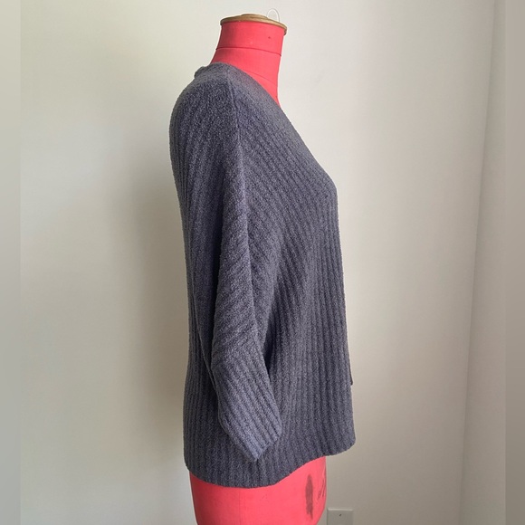 Barefoot Dreams Ribbed Shrug Cardi (S/M) - Picture 3 of 7